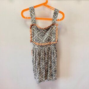 Kate Quinn Geometric Print Bamboo Apron Dress-‎ Sz. 4T